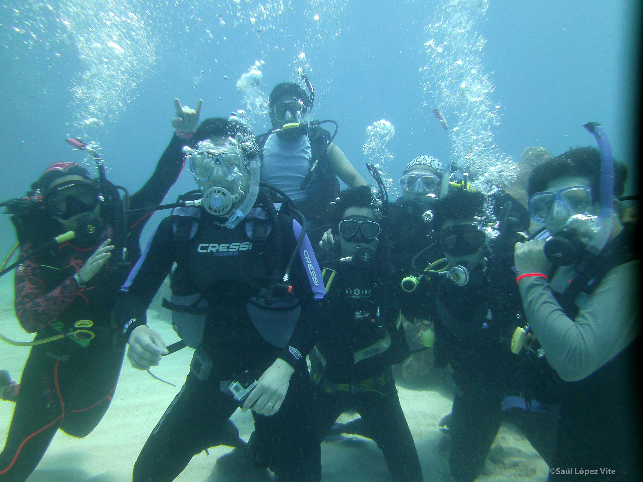 Equipo de buceo